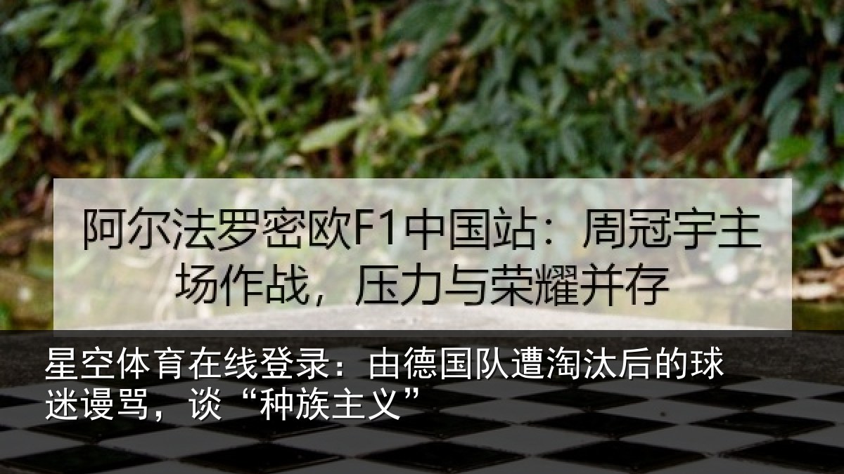 星空体育在线登录:由德国队遭淘汰后的球迷谩骂,谈“种族主义”
